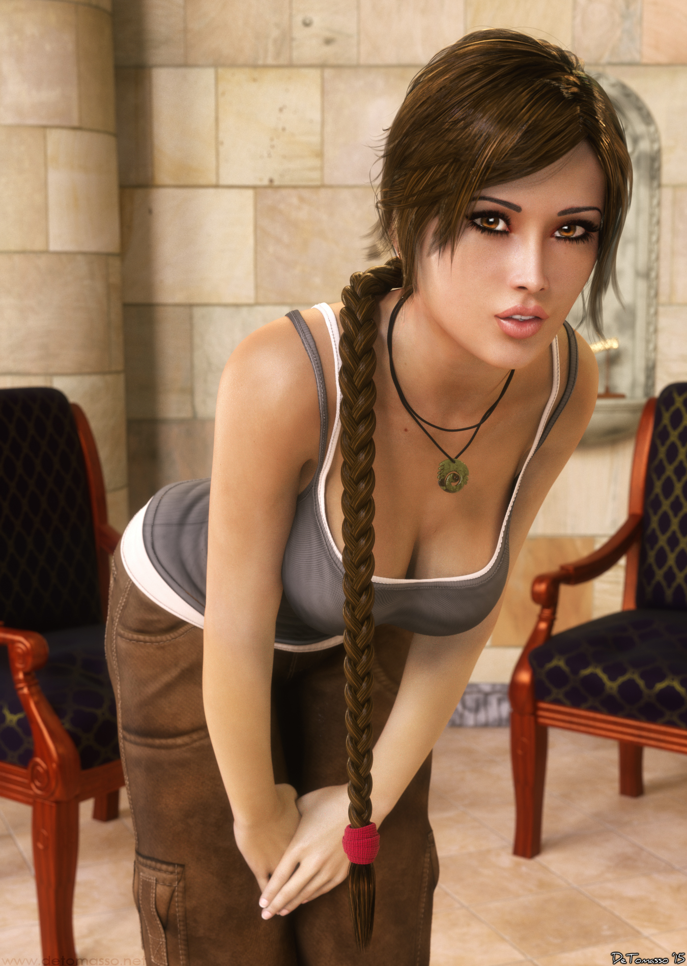 Commission - Lara, clothed version.